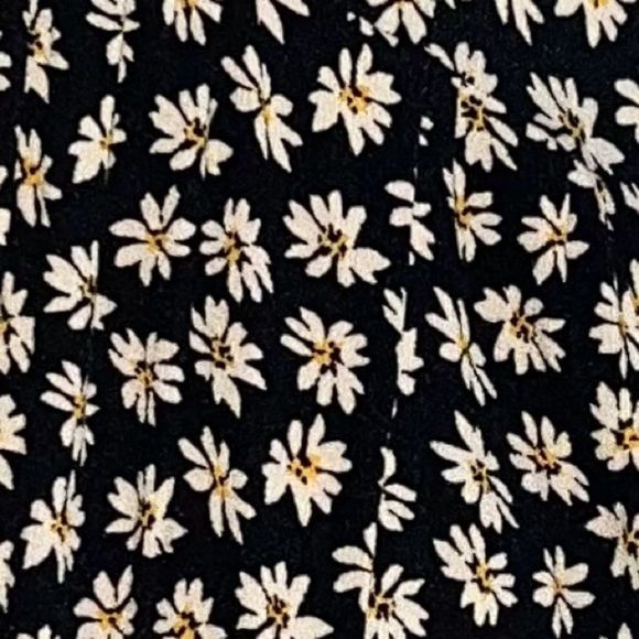 AMERICAN EAGLE DAISY DRESS 28” FRONT 31” BACK | TIE NECK | BLACK & WHITE | XS - Picture 5 of 7